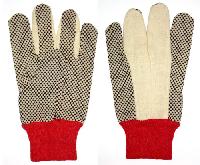Cotton Double Side PVC Dotted Hand Gloves