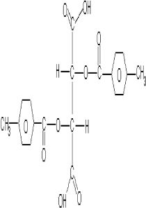 Di Para Toluoyl  L  Tartaric Acid, Anhydrous CAS No. 32634-66-5