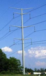 steel tubular electric poles