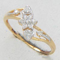 Ladies Ring with Flower