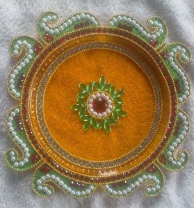 Moti Beads Pooja Thali