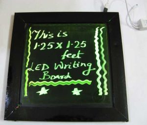 Led Writing Board for Advertising, Learning and Education (1.25 X 1.25 Feet)