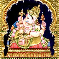 Tanjore Paintings of Ganesha