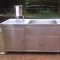 Stainless Steel Sink with Platform