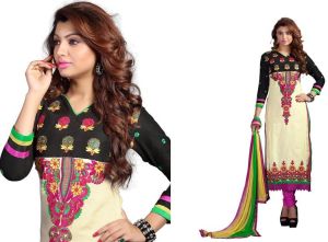 Black Off White Beautiful Salwar Suit