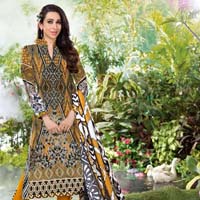 Black Yellow Fancy Salwar Suit