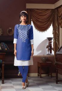 Blue Fancy Kurti