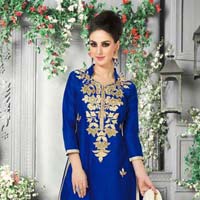 Blue Fancy Salwar Suit