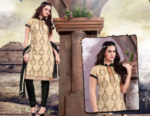 Cream Salwar Suit