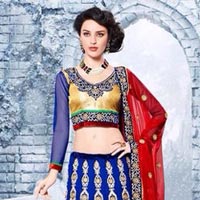 Georgette,designer lehnga