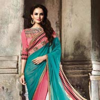 Georgette fancy designer saree