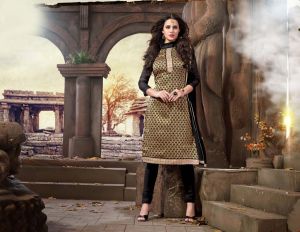 Jacquard Salwar Suit