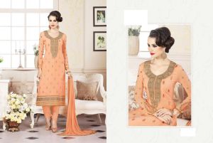 Orange Fancy Salwar Suit