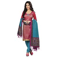 Sky blue Pink Beautiful Salwar Suit