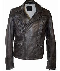 Leather Padded Jacket
