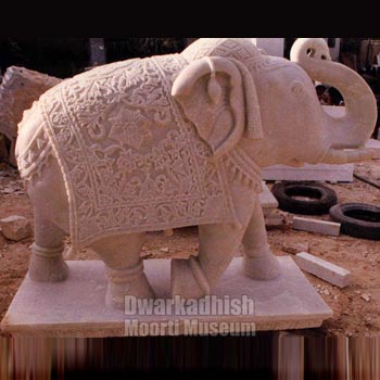 Sandstone Elephant Statue