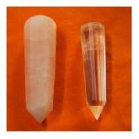 Crystal and Rose Quartz Pencil