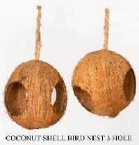 Coconut Shell Bird Houses1