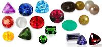 Semiprecious Stones like aquamarine,Rhodolite,Garnet,Ruby,