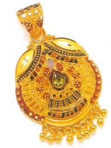 Gold Pendants-g-13-gm