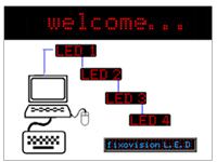 L.E.D Moving Message Displays