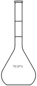 Flasks Volumetric Sugar Estimation With Two Marks Without Stopper.