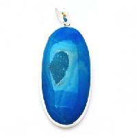 Botswana Druzy Sterling Silver Pendant