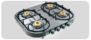 Black Beauty Four Burner Gas Stove