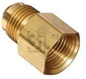 Brass Compression to Flare Adapter