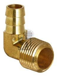 Brass Elbow Hose Barb to Mips