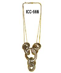 Metal Beaded Necklace Icc-11