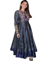 ADITI RAO EMBROIDERED NAVY SUIT