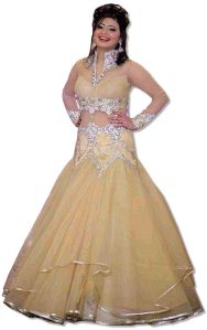 GOLD EMBROIDERED GOWN