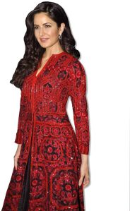 KATRINA RED EMBROIDERED JACKET STYLE