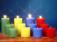 Pillar Colored Candles