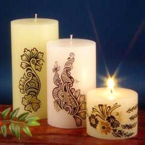 Tatooed Candles