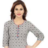 Summertime Print Galore Cotton Tunic for Women