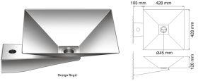 stainless steel basins