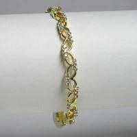 Diamond Studded Gold Bangles