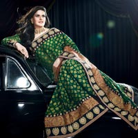Traditional Embroidered Sarees