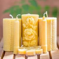 beeswax candles