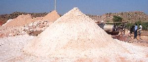 natural silica sand