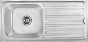 Smart Drain Bond Kitchen Sink With Drainboard