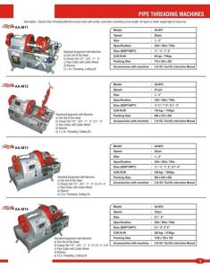 Pipe Threading Machines