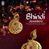 designer gold earrings