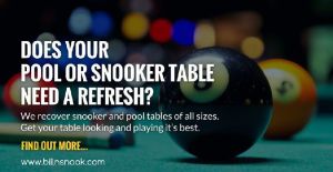 SNOOKER TABLE MAINTENANCE