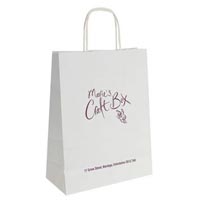 White Craft Paper Bags