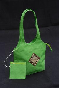 Ladies Jute Bag with Purse