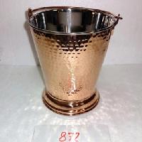 Copper Steel Hammered Bucket