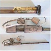 Nautical Antique Leather Cap Telescope